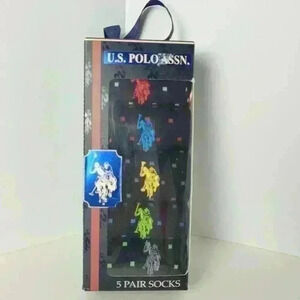 U.S. Polo Assn.Men's 5 Pair Socks